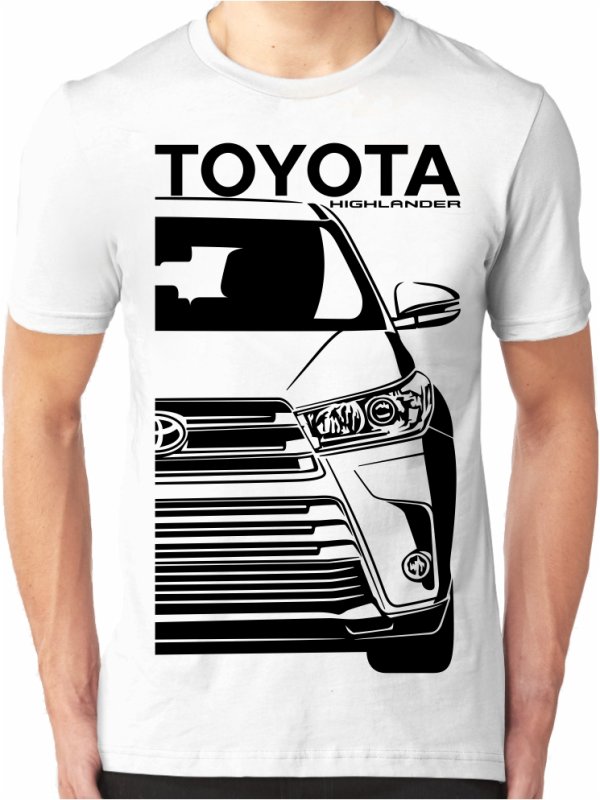 Toyota Highlander 3 Facelift Мъжка тениска