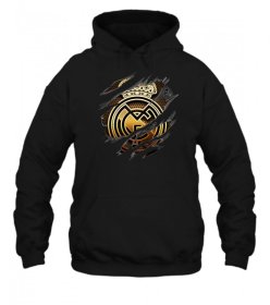 Gold Real Madrid Mikina Gold Real Madrid Mikina