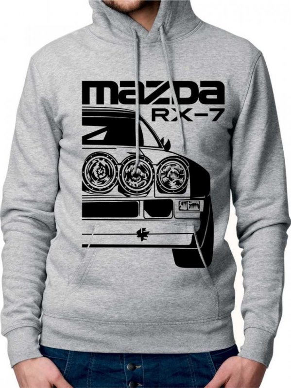 Mazda RX-7 FB Group B  Heren Sweatshirt