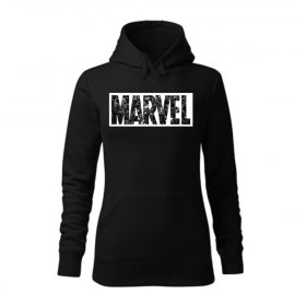 Marvel Čierno Bieli Dámska Mikina