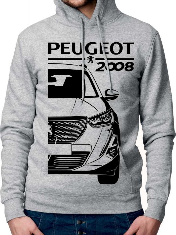 Peugeot 2008 2 Moški Pulover s Kapuco