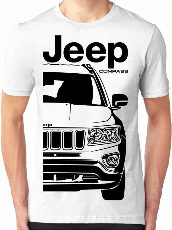 Jeep Compass Mk1 Facelift Heren T-shirt