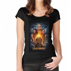 Burning throne Дамска тениска