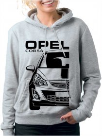 Opel Corsa D Facelift Ženski Pulover s Kapuco
