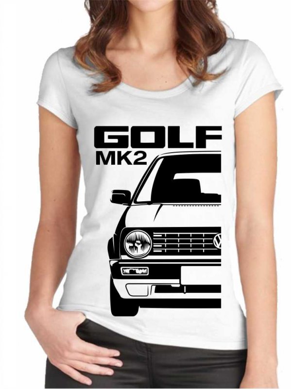 VW Golf Mk2 Дамска тениска