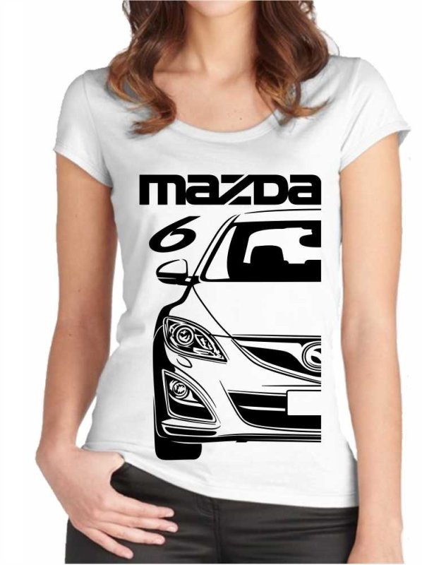 Mazda 6 Gen2 Facelift Dames T-shirt