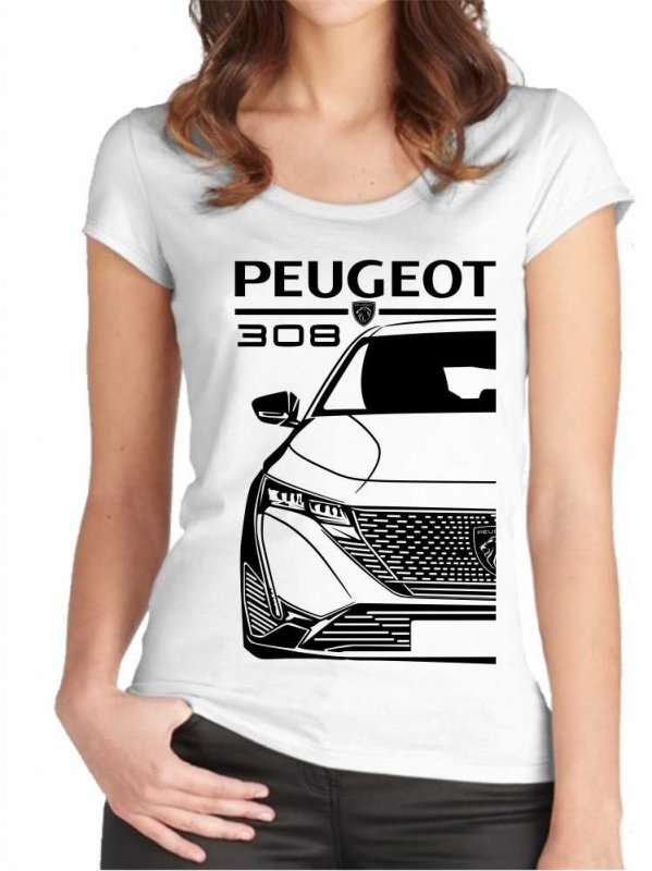 Peugeot 308 3 Dámske Tričko
