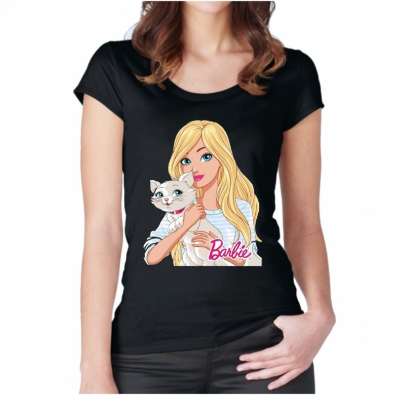 Barbie Cat Дамска тениска