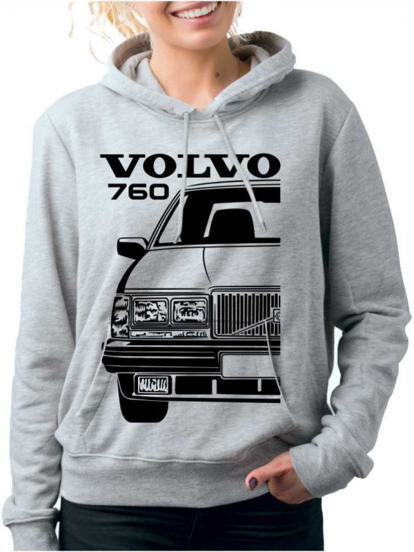 Volvo 760 Ženski Pulover s Kapuco