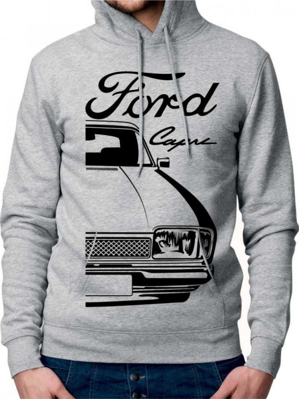 L -40% Ford Capri Mk3 Heren Sweatshirt