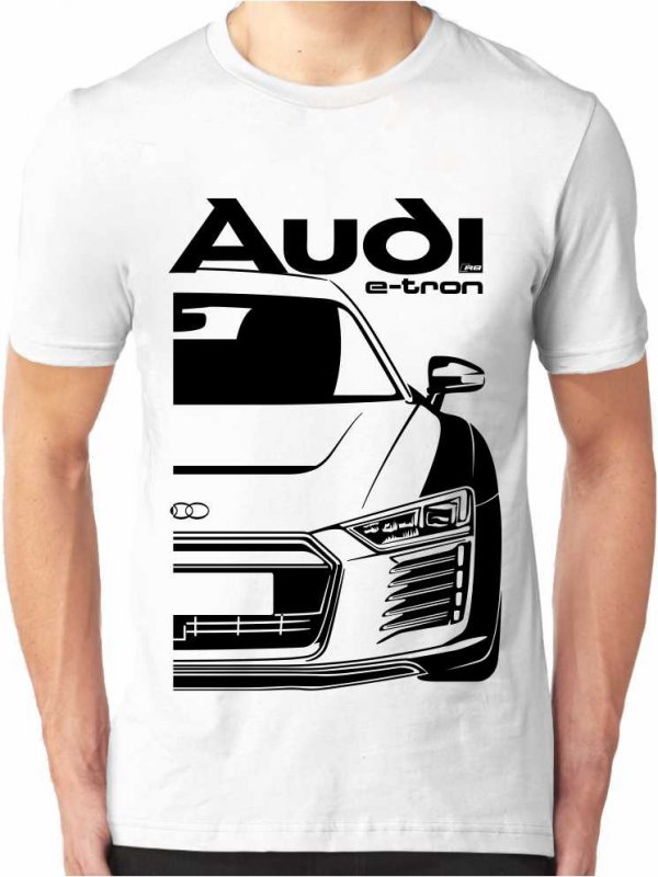 Audi R8 e-Tron T-shirt voor heren