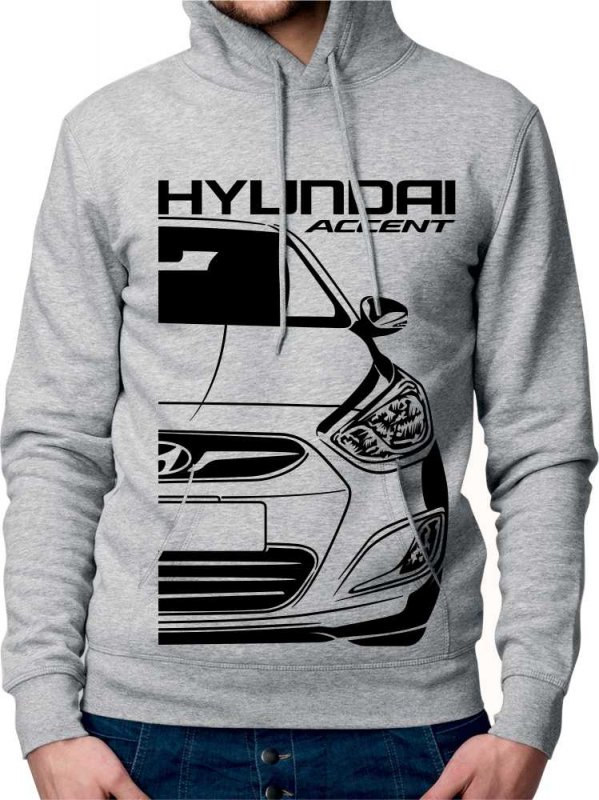 Hyundai Accent 4 Férfi Kapucnis Pulóve