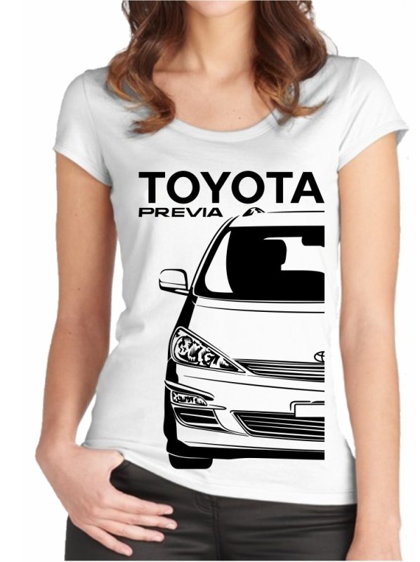 Toyota Previa 2 Moteriški marškinėliai