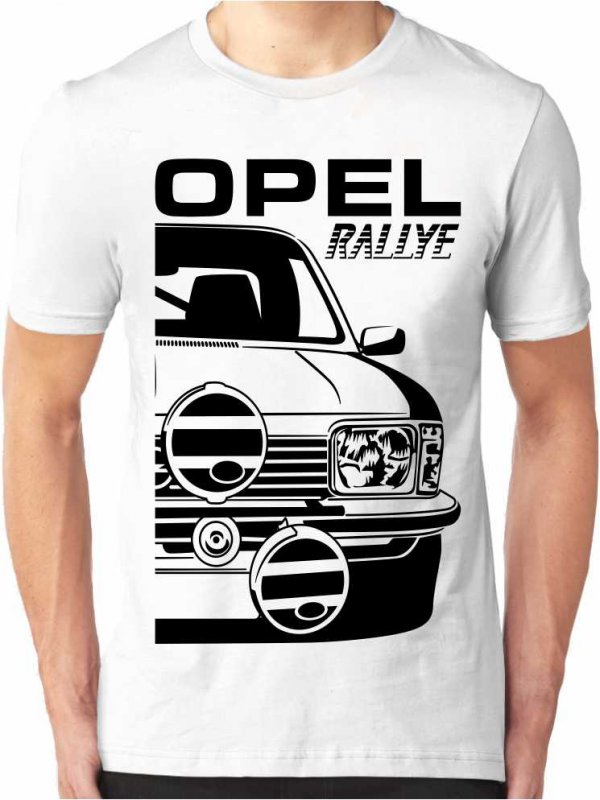 Opel Kadett C Rallye Vyriški marškinėliai