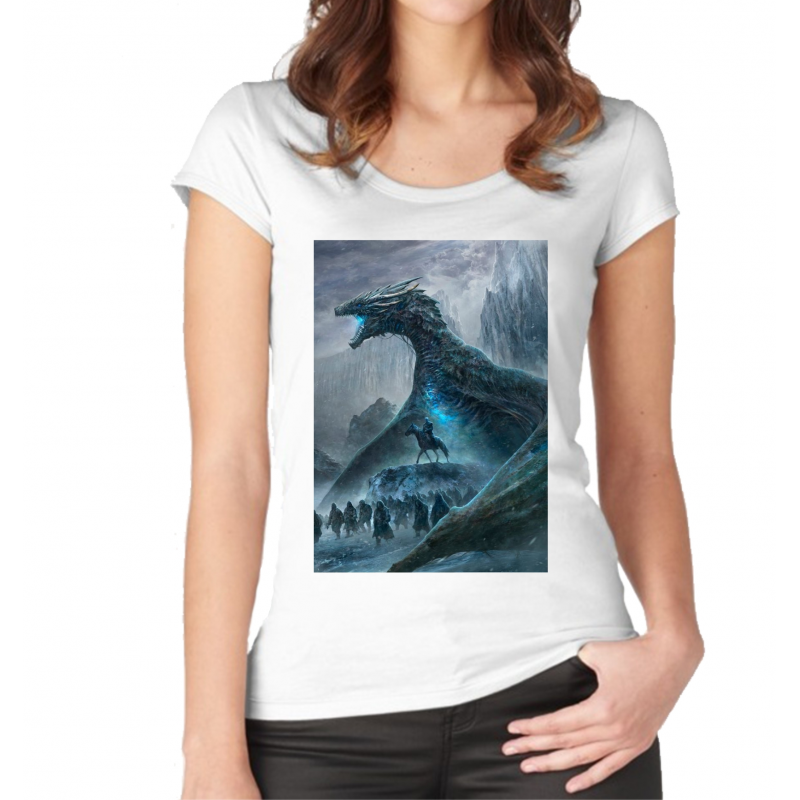 The White Walker Dragon Γυναικείο T-shirt