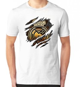 Gold Real Madrid Pánske Tričko