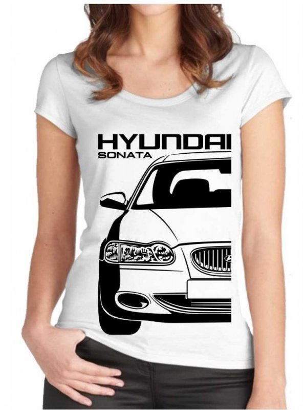Hyundai Sonata 3 Facelift Dames T-shirt