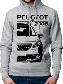 Peugeot 2008 1 Facelift Moški Pulover s Kapuco