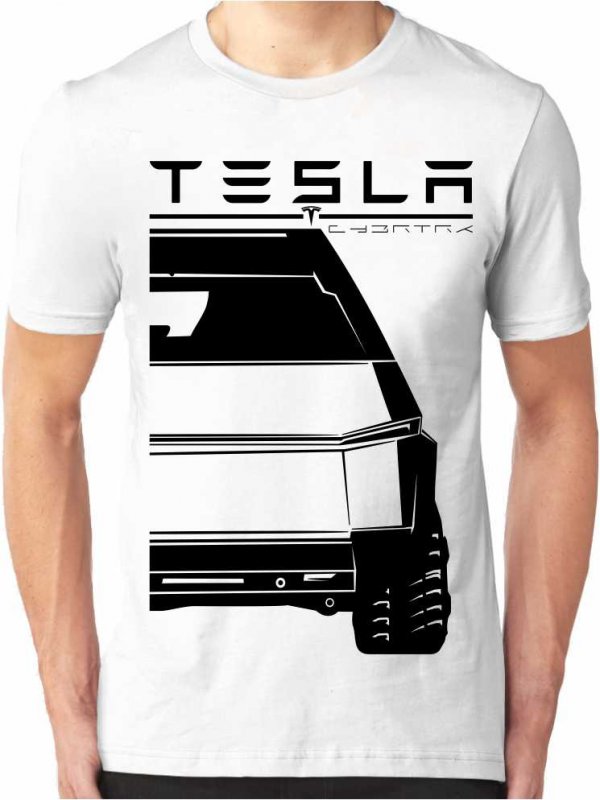 Tesla Cybertruck Vyriški marškinėliai