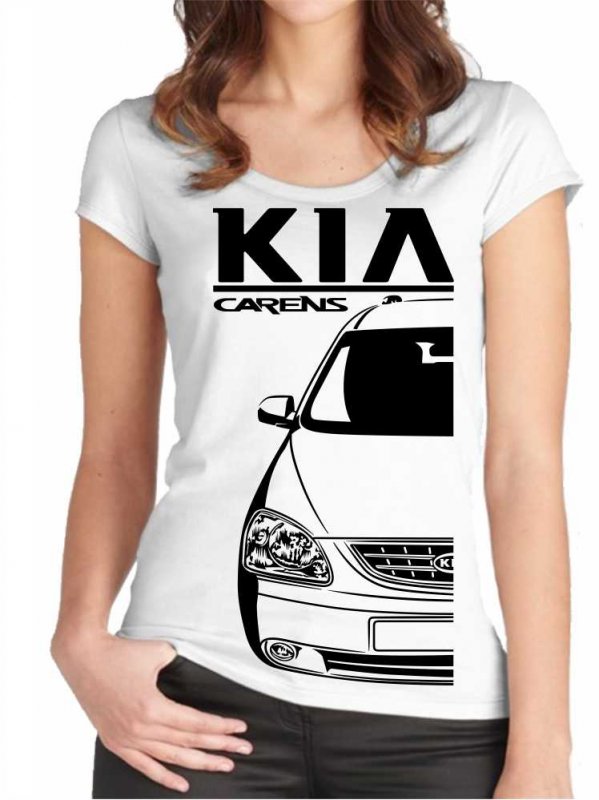 Kia Carens 1 Facelift Moteriški marškinėliai