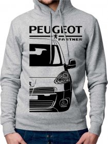Peugeot Partner 2 Moški Pulover s Kapuco