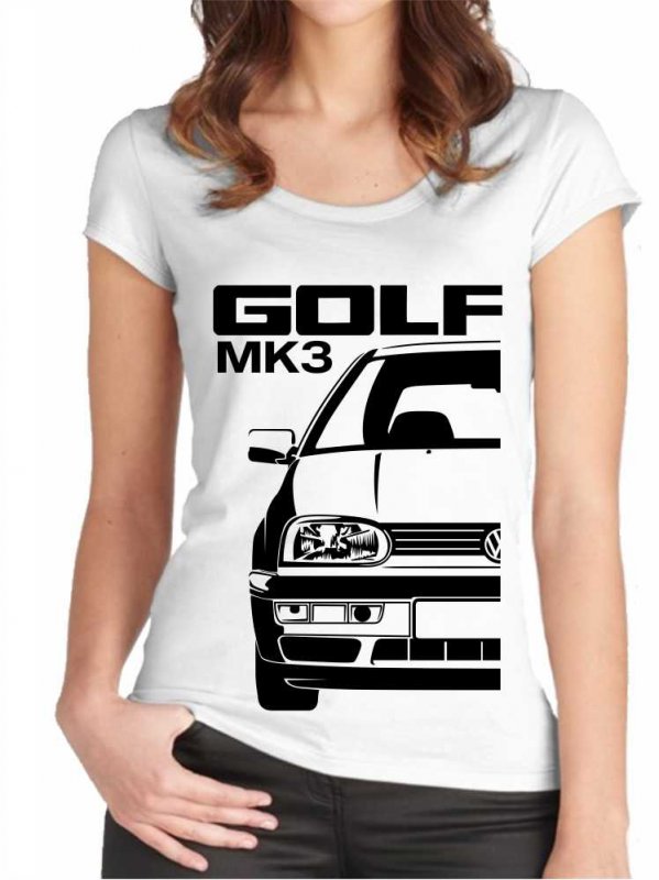 XL -40% Red VW Golf Mk3 Дамска тениска