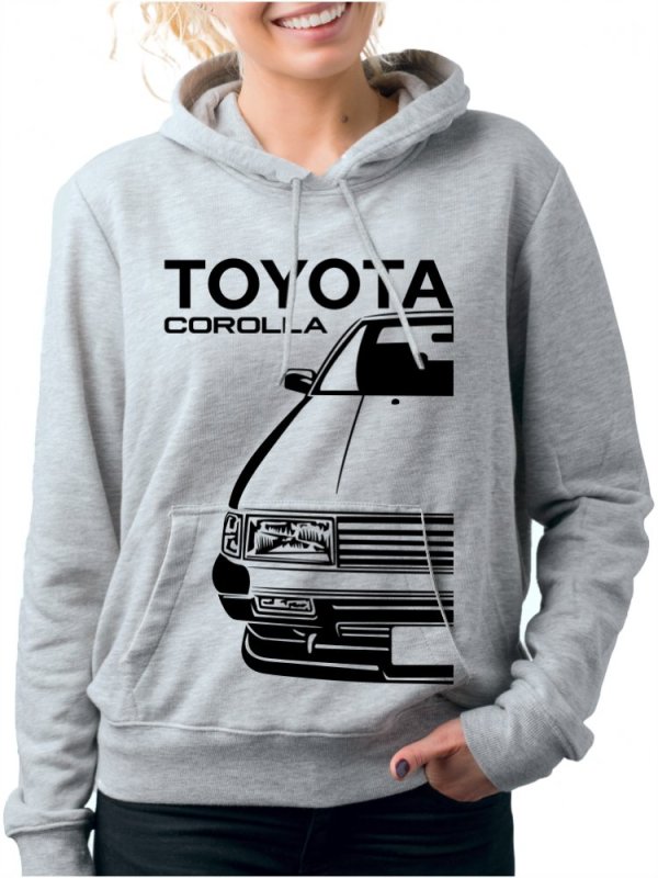 Toyota Corolla 5 Női Kapucnis Pulóver