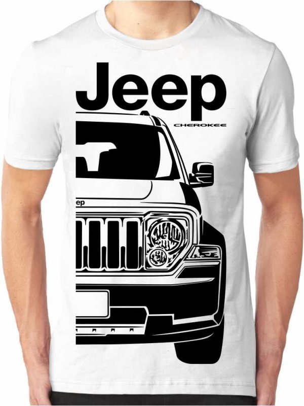 Jeep Cherokee 4 KK Heren T-shirt