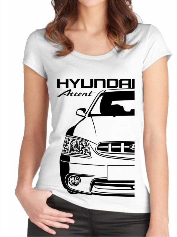 Hyundai Accent 2 Dámske Tričko