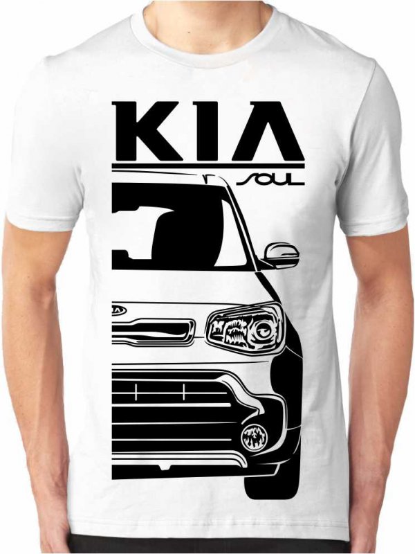 Kia Soul 2 Facelift Heren T-shirt