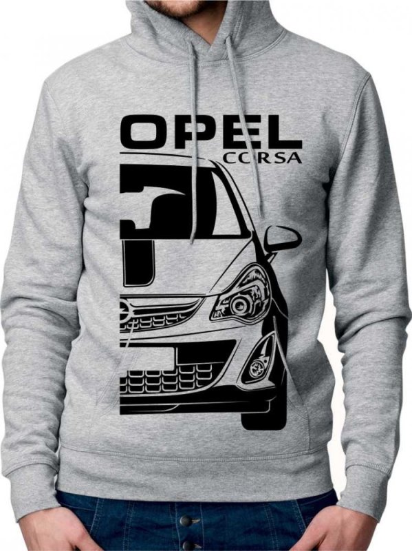 Opel Corsa D Facelift Heren Sweatshirt