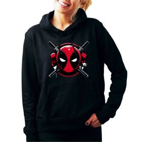 Felpa Donna Deadpool Head