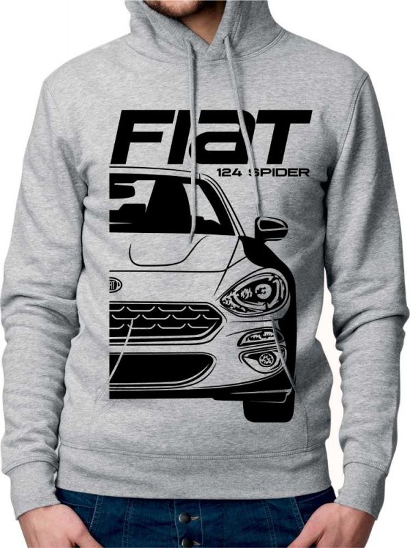 Sweat-shirt ur homme Fiat 124 Spider New