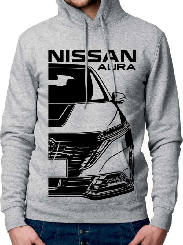 Sweat-shirt ur homme Nissan Note 3 Aura