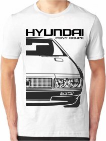 Hyundai Pony Coupe Concept Pistes Herren T-Shirt