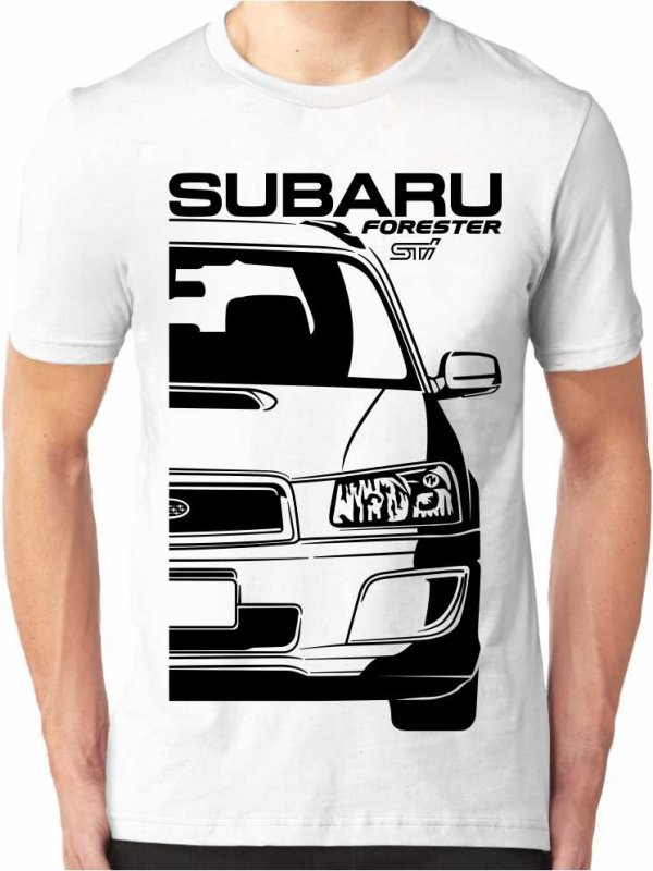 Subaru Forester 2 STI Vyriški marškinėliai