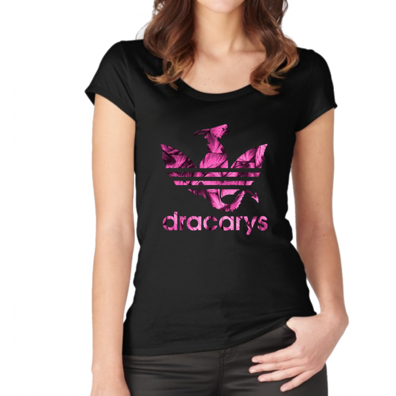 Koszulka Damska Dracarys różowa