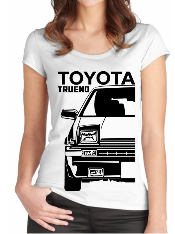 Toyota Corolla AE86 Trueno Moteriški marškinėliai