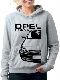 Opel Corsa C Női Kapucnis Pulóver