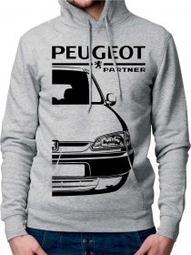 Peugeot Partner 1 Moški Pulover s Kapuco