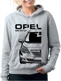 Opel Meriva B Női Kapucnis Pulóver
