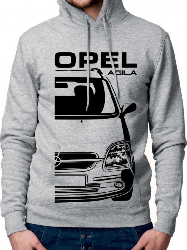 Opel Agila 1 Facelift Heren Sweatshirt