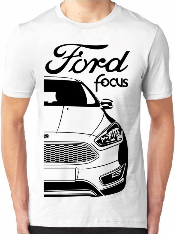 Ford Focus Mk3 Facelift Mannen T-shirt