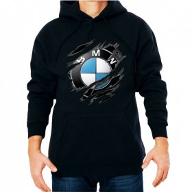BMW Pánska Mikina s BMW potlačou loga na hrudníku