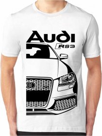 XL -35% Blue Audi RS3 8PA Herren T-Shirt