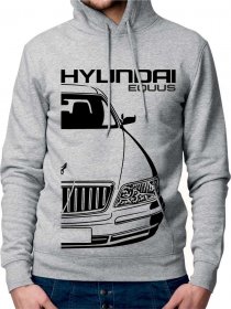 Hyundai Equus 1 Moški Pulover s Kapuco