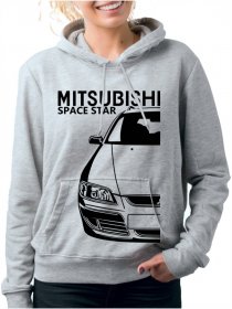 Mitsubishi Space Star Női Kapucnis Pulóver