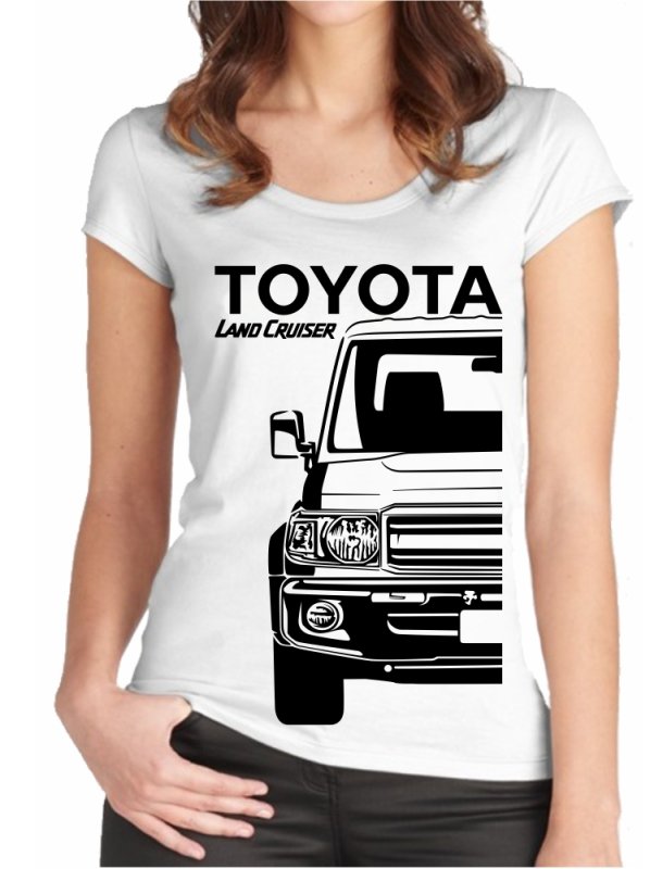 Toyota Land Cruiser J70 Moteriški marškinėliai