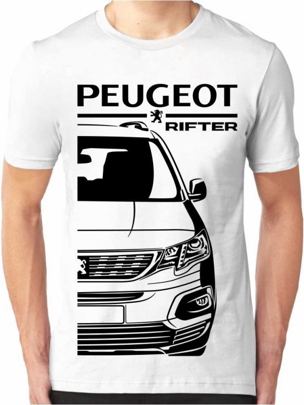 Peugeot Rifter Traveller Vīriešu T-krekls
