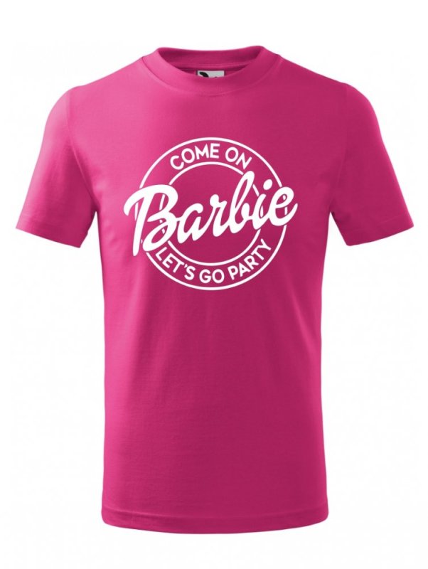 Pink Barbie  Party Дамска тениска